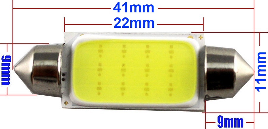 Festoon Cob Led 20x41mm